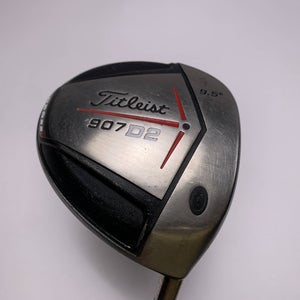 Titleist 907 D2 Driver 9.5* Fujikura ZCOM Regular Graphite Mens RH Midsize Grip