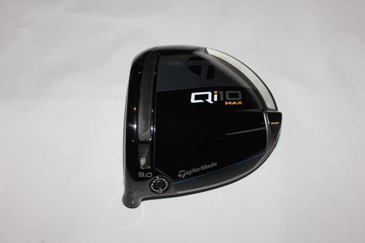 TAYLORMADE Qi10 MAX 9.0°  DRIVER - HEAD ONLY **LEFT HAND**