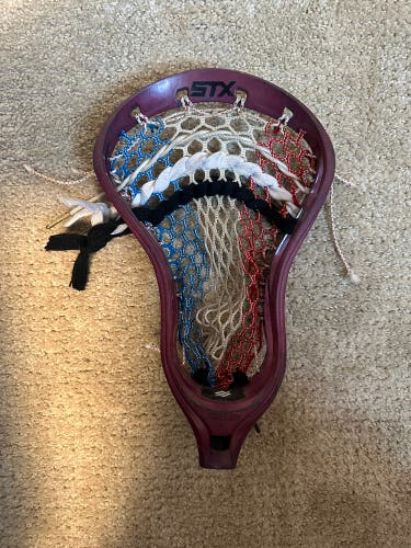 Custom Dyed And Newly Strung STX Stallion U Lacrosse Head