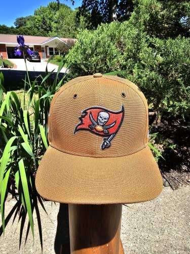 Tampa Bay Buccaneers Carhartt NFL Sports Promo Tan Khaki Hat Cap Strapback