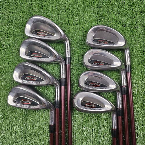 Vulcan Golf Backfire Deep Cavity Hybrid Iron Set 3-PW Aldila Speed Lite Reg RH