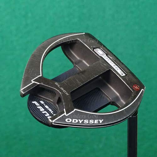 Odyssey O-Works Black 2-Ball Fang 35.25" Slant-Neck Mallet Putter Golf Club