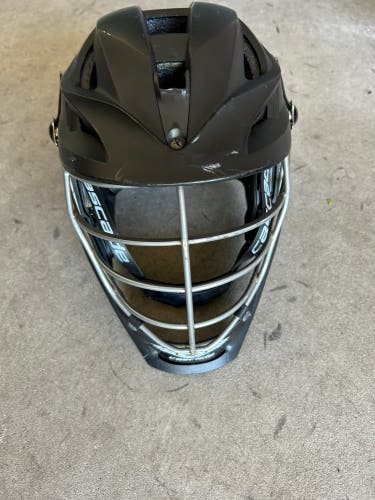 Used Cascade S Matte Black Lacrosse Helmet