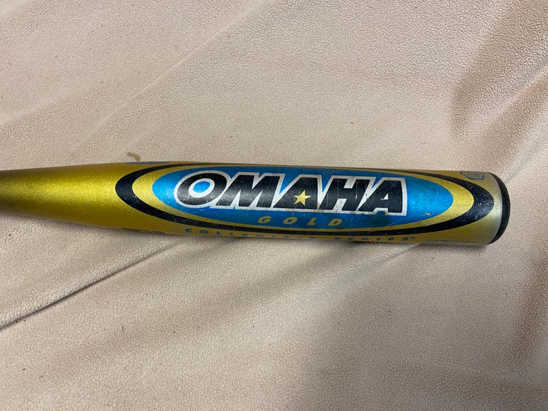 Used Louisville Slugger Omaha Gold Bat Alloy 12 oz 32"