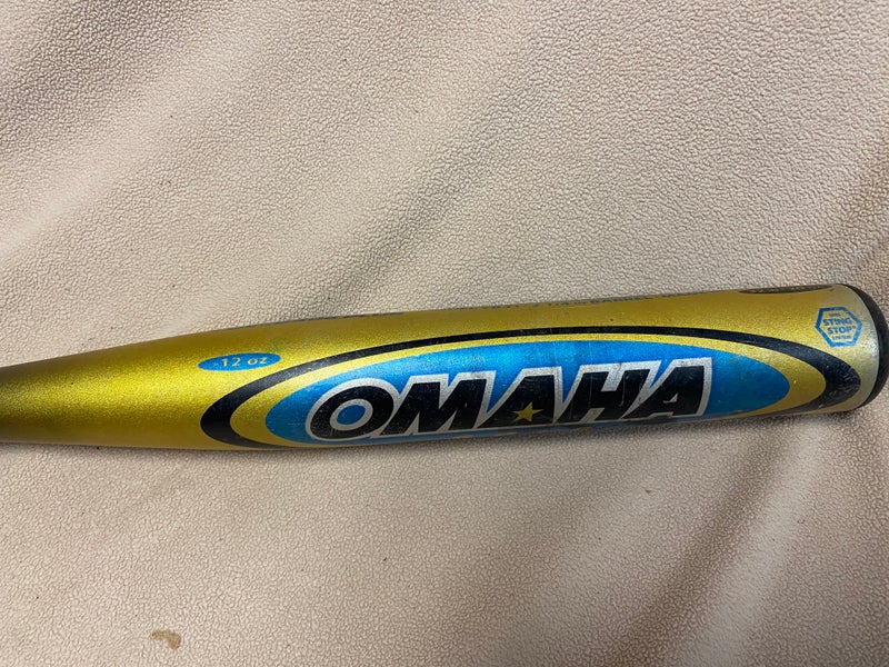 Used Louisville Slugger Omaha Gold Bat Alloy 12 oz 32"