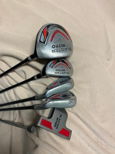 Used Junior Nitro blaster Right Handed Clubs (Full Set) 5 Pieces