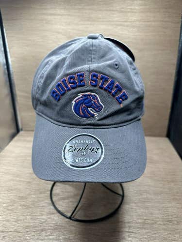 Boise State Broncos Grey Zephyr Adjustable Hat Cap