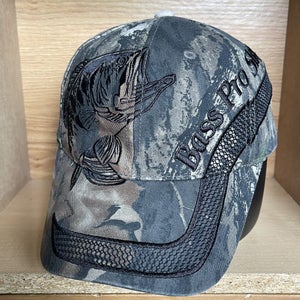 Bass Pro Shops Realtree Camo Hat Strapback Fishing Hunting Outdoor World Cap