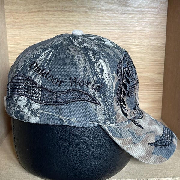 Bass Pro Shops Realtree Camo Hat Strapback Fishing Hunting Outdoor World Cap