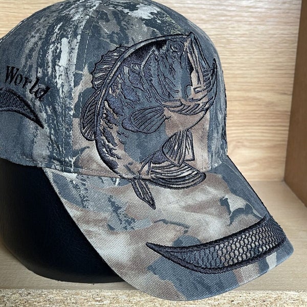 Bass Pro Shops Realtree Camo Hat Strapback Fishing Hunting Outdoor World Cap