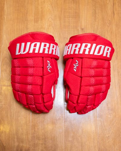 NHL Pro Stock Warrior AX1 14" Inch Hockey Gloves - Detroit Red Wings
