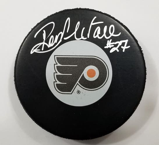 RON HEXTALL Signed Philadelphia Flyers NHL Hockey Puck Autographed
