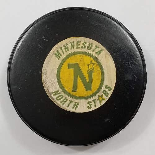 1982-83 Minnesota North Stars Viceroy Rubber & Plastic NHL Game Puck VINTAGE