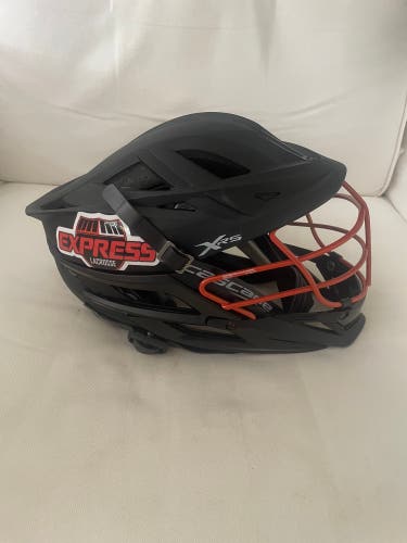 Cascade XRS Youth Helmet - Matte Black Long Island Express Decals (Retail: $389.99)