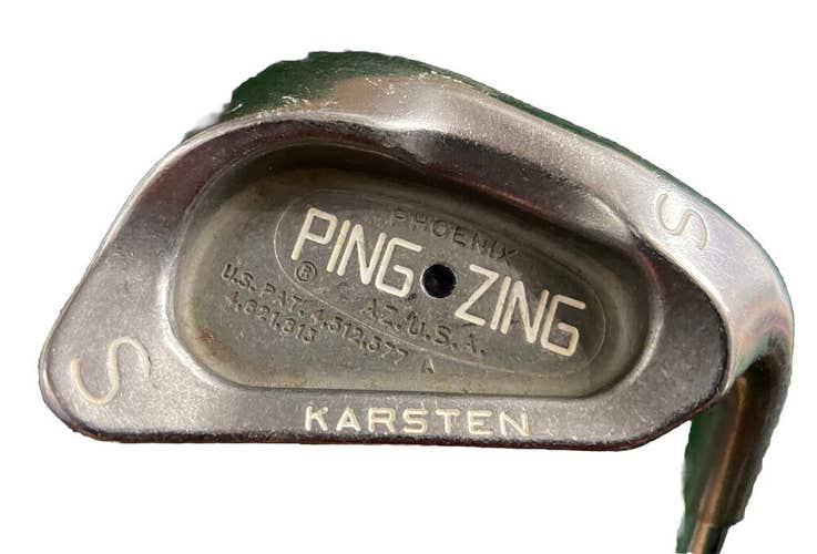 Ping Zing Sand Wedge Black Dot KT Stiff Steel ~35" Good Grip Men's RH Nice Club