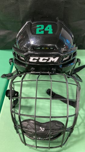 Used Black Small CCM Tacks 910 Helmet
