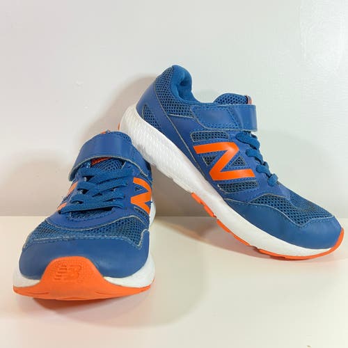 New Balance 570 V3 Wide Size US 2 NB Blue Orange Kids Youth Running Shoes