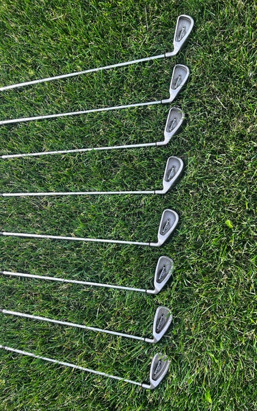 Used Men's Callaway Right Handed Stiff Flex Steel Shaft X-12 Iron Set