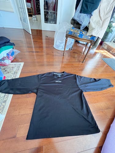 Black Used Large Bauer Jersey