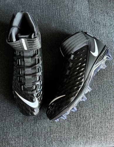 Nike Force Savage Pro 2 “Black Anthracite” Football Cleats Size 14