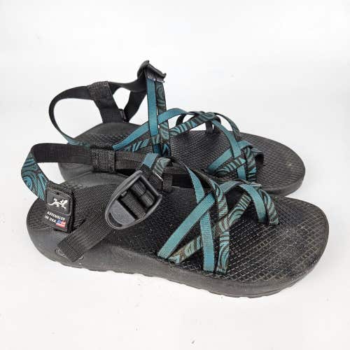 Chaco Women’s Size: 10 ZX2 Strappy Hiking Outdoor Sport Sandal Green Black