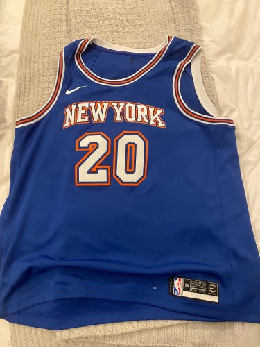 Blue New XXL Nike Knicks Jersey