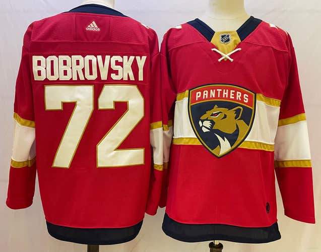 Florida Panthers 72 Sergei Bobrovsky Red Ice Hockey Jerseys 52