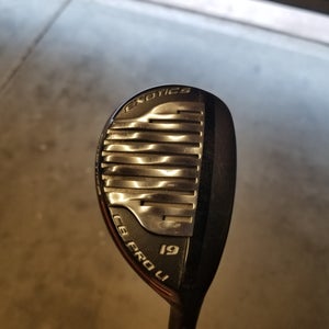 Used Men's Tour Edge Exotics CB Pro U Right Handed Hybrid Stiff Flex 3H