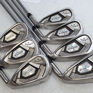 Callaway Rogue 4-PW Iron Set Right Stiff Flex KBS Tour 90 Steel # 175470