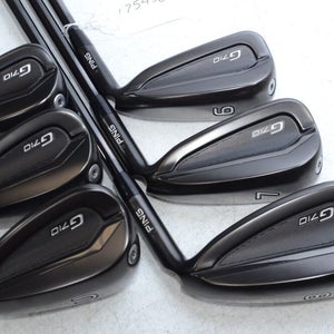 Ping G710 6-W,UW Iron Set Right Regular Flex KBS $-Taper Lite Steel #175456