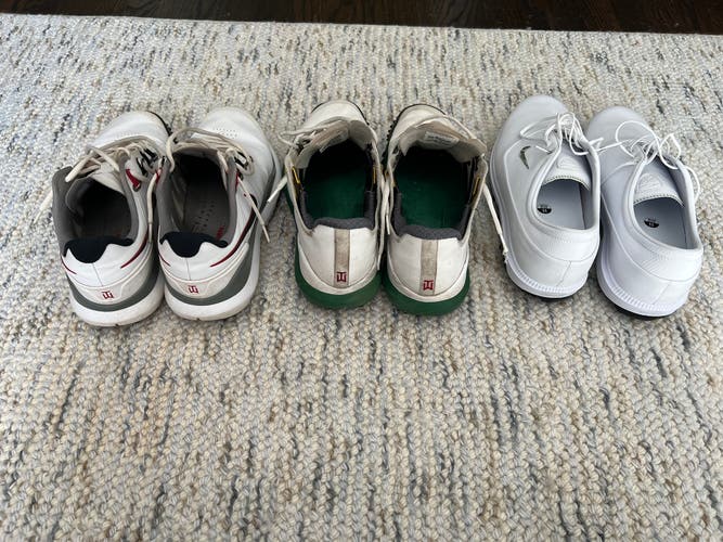 Rare Opportunity - 3 Pairs Of Original Nike Golf Shoes (2013,2014,2022)