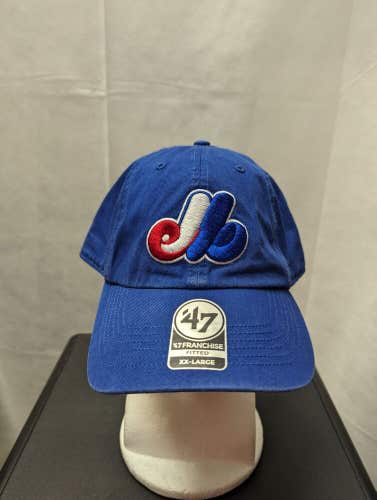 NWS Montreal Expos '47 Franchise Fitted Hat XXL MLB
