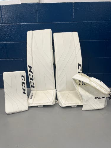 CCM Axis Goal Pads and Glove and Blocker Set