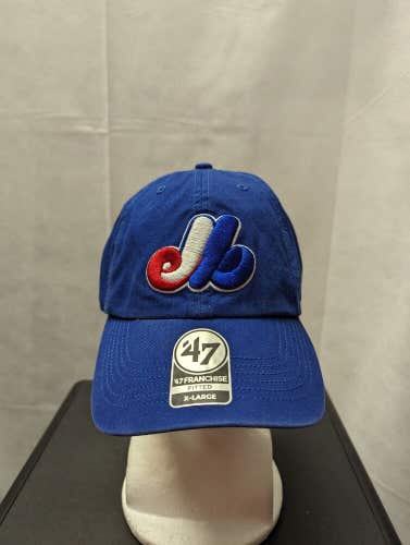 NWS Montreal Expos '47 Franchise Fitted Hat XL MLB