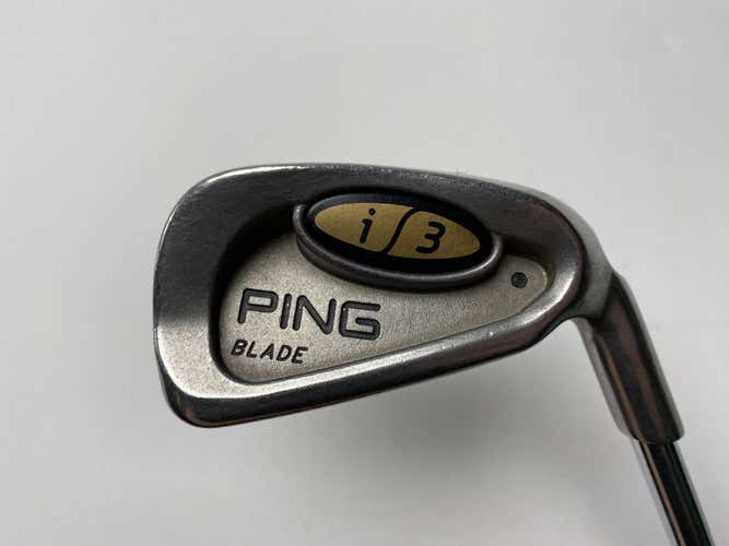 Ping i3 Blade Single 6 Iron Black Dot Cushin JZ Regular Steel RH Midsize Grip