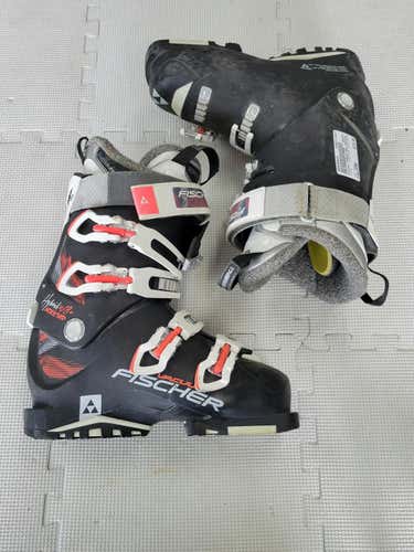 Used Fischer Hybrid W8+ Vacuum Boots 245 Mp - M06.5 - W07.5 Women's Downhill Ski Boots