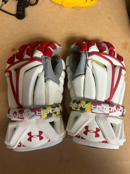 UA Youth Medium Maryland Lacrosse Gloves