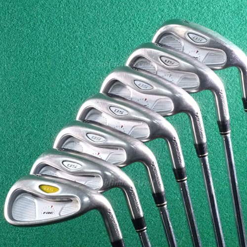 TaylorMade RAC OS 2005 4-PW Iron Set Factory T-Step Ultralite 90g Steel Regular