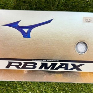 NEW Mizuno RB MAX Golf Balls 12ct. FREE SHIPPING.