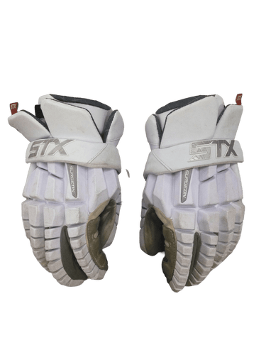 Used Stx Surgeon Rzr Gloves Lg Men's Lacrosse Gloves