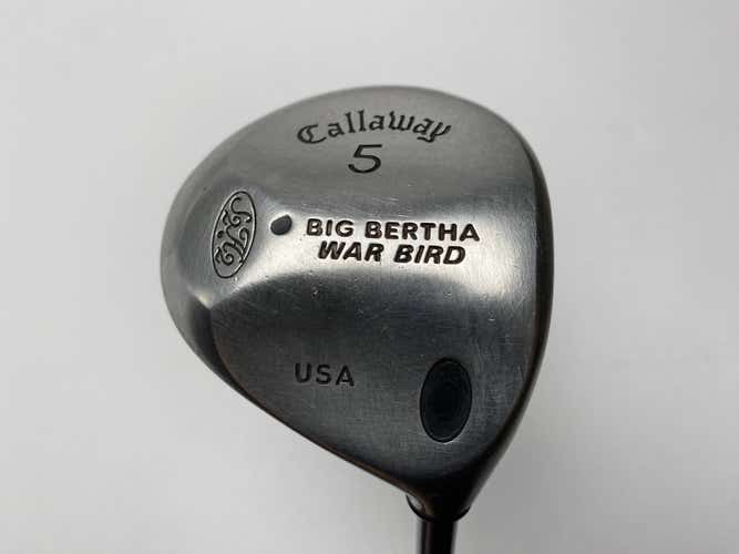 Callaway Big Bertha Warbird 5 Fairway Wood 18* RCH 90 Regular RH Oversize Grip