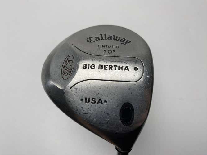 Callaway Original Great Big Bertha Driver 10* RCH 36 Firm Graphite Mens RH