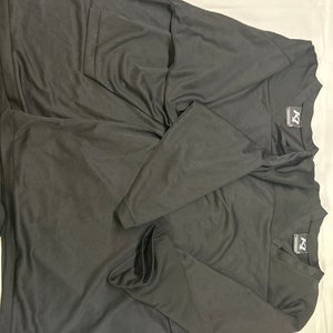 2-Used Hockey Jerseys -Black Adult Small
