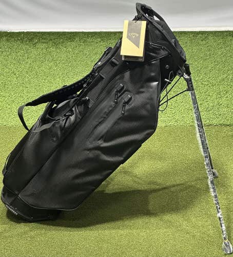 NEW Callaway 2022 Golf Fairway C HD Stand Double Strap Golf Bag Black #97626