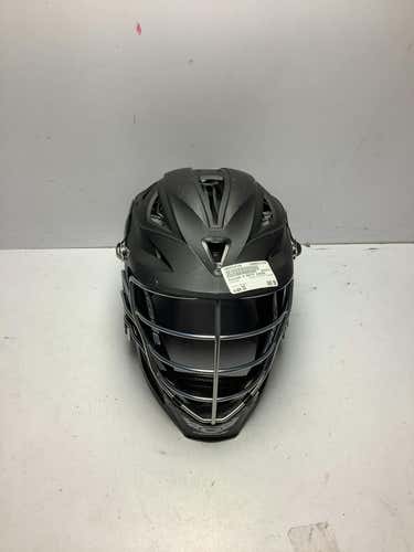Used Cascade R Matte Chrome One Size Lacrosse Helmets