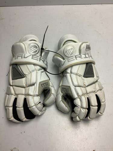 Used Maverik M5 12" Men's Lacrosse Gloves