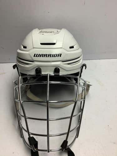 Used Warrior Alpha One Pro Box Sm Lacrosse Helmets