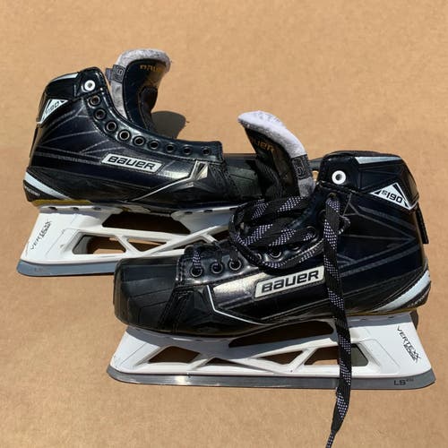 Used Senior Bauer Supreme S190 Hockey Goalie Skates (Size 9EE)