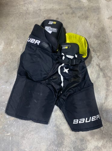 Used Black Intermediate Large Bauer Supreme 3S Hockey Pants