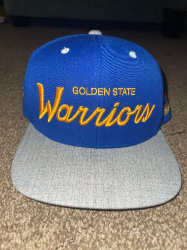 Mitchell & Ness NBA Golden State Warriors SnapBack Hat Cap Basketball Used Pre O